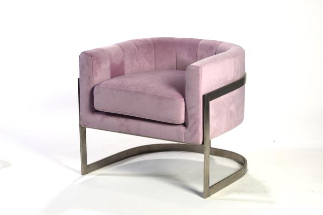 Rental store for Beck Chair, Lilac Velvet in Jackson MS MS